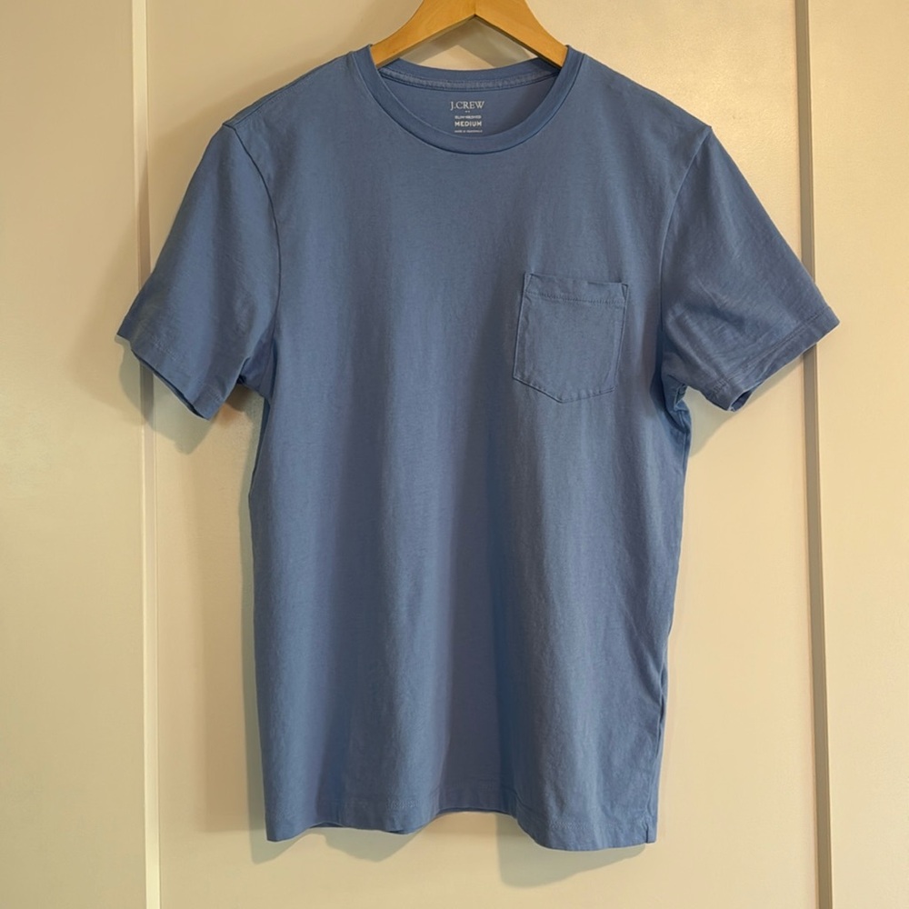 Cotton Washed Jersey Pocket Tee
